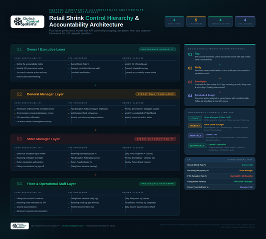 Retail Shrink Accountability Architecture: Designing Control Hierarchy for Apparel Operations - Shrink Control Systems